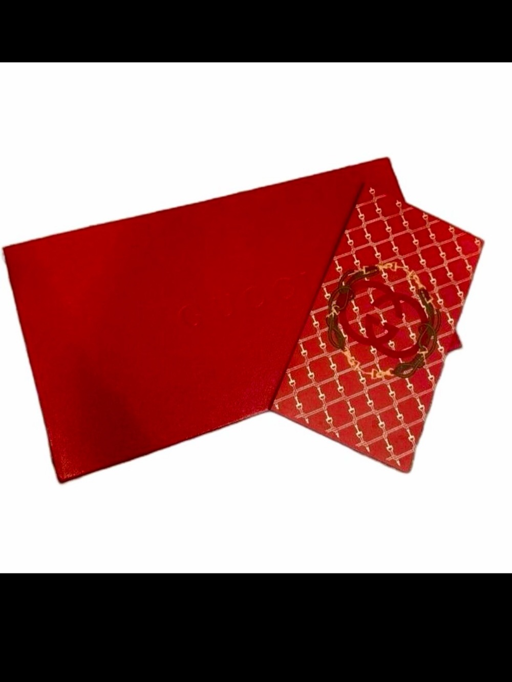 GUCCI - Chinese New Year - Rare Red Envelope and Wax Stamp Set with GG Logo